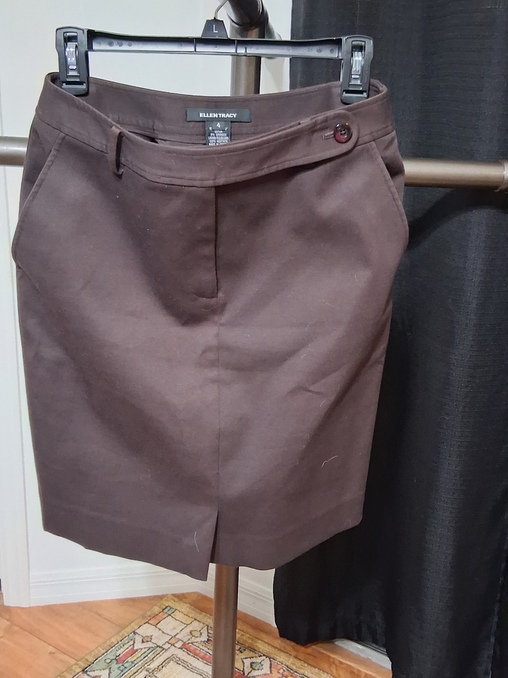 Ellen Tracy Brown Women’s Tailored Skirt Shorts